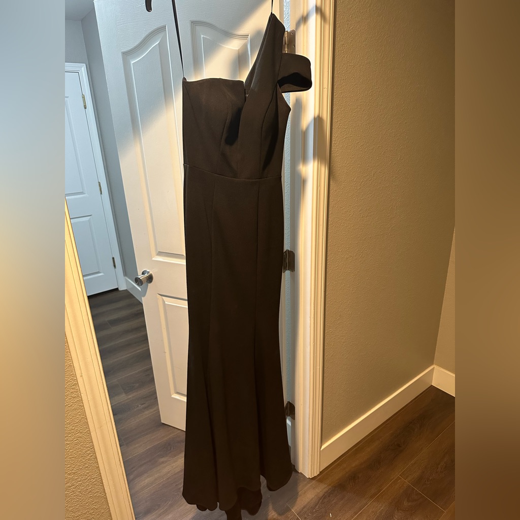 Betsy And Adam Black Gown Size 2